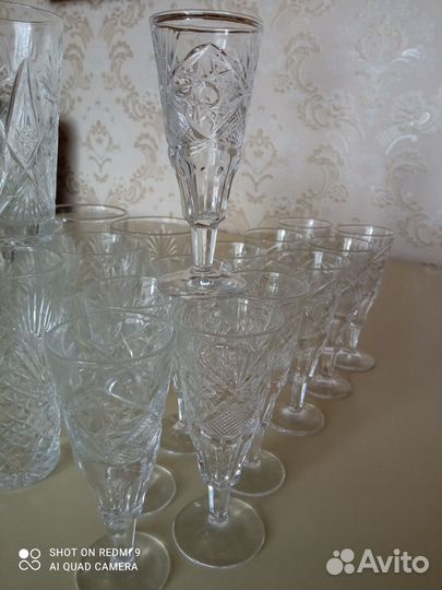 Фужеры, стаканы, рюмки СССР