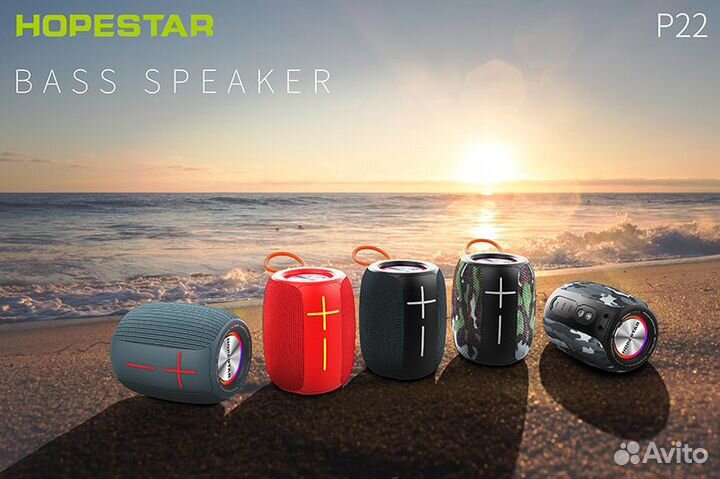 Портативная колонка Hopestar P22 с подсветкой