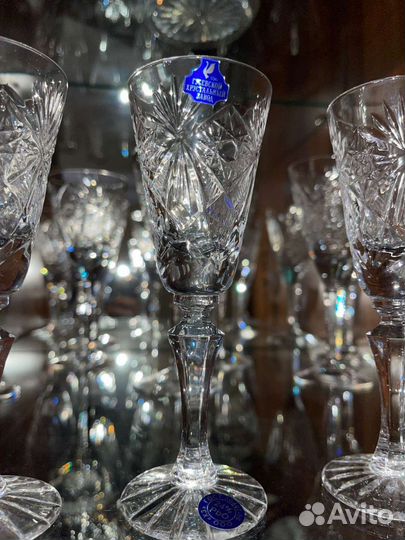 Хрустальные фужеры,рюмки