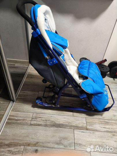 Санки коляска nika kids