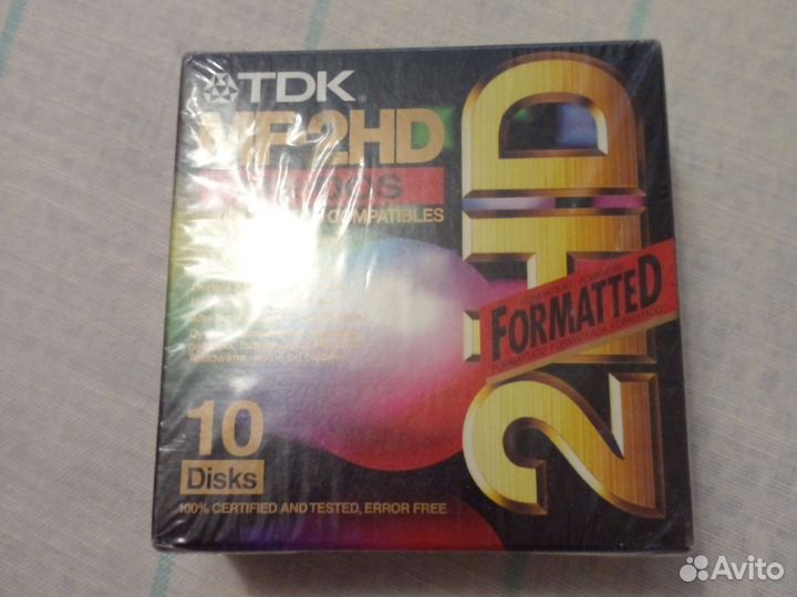 TDK MF-DOS formatted Диски