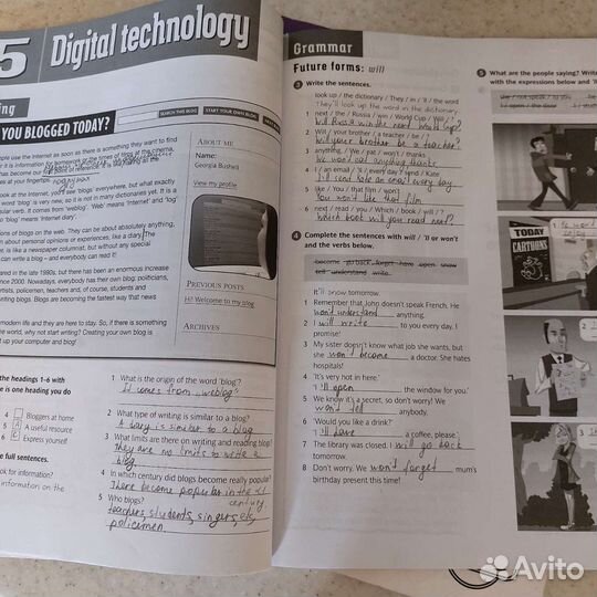 Учебник и рабочая тетрадь англ.язык 7 класс