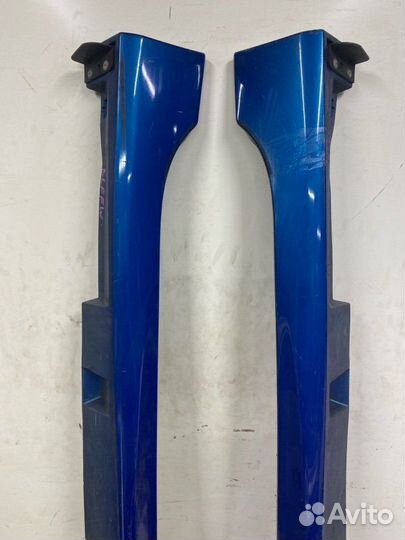 Накладка на порог Mazda 3 BL 2010