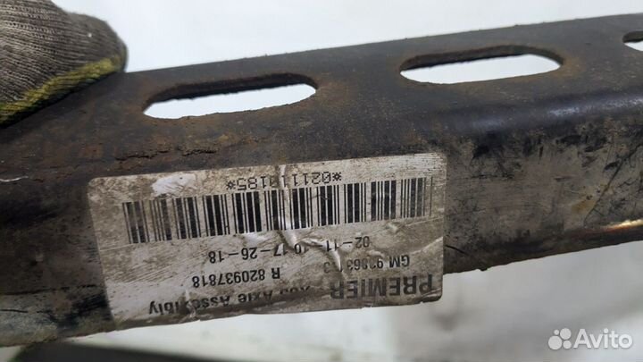 Балка подвески задняя Renault Trafic, 2010