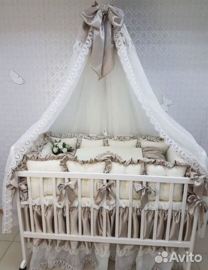 Кроватка детская круглая трансформер