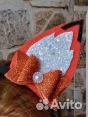 Ободок для волос ручной работы (лисьи ушки)