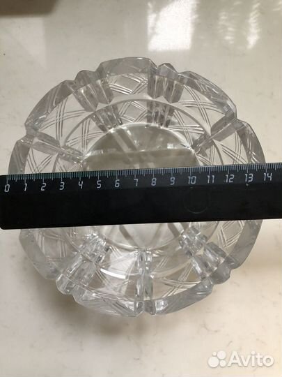 Ваза хрустальная, салатница/конфетница