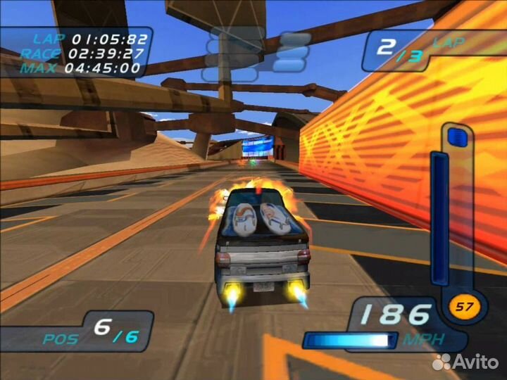 Hot Wheels World Race, б/у, английский (PS2)