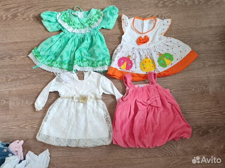 Детские вещи пакетом на девочку 68-74