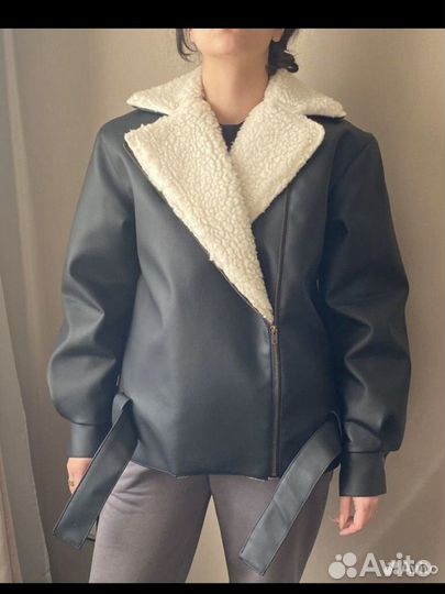 Куртка пилот с натуральной овчиной Moscow 69