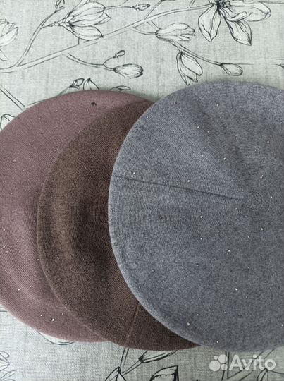 Берет фетровый, трикотажный