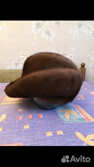 Шляпа норковая с полями