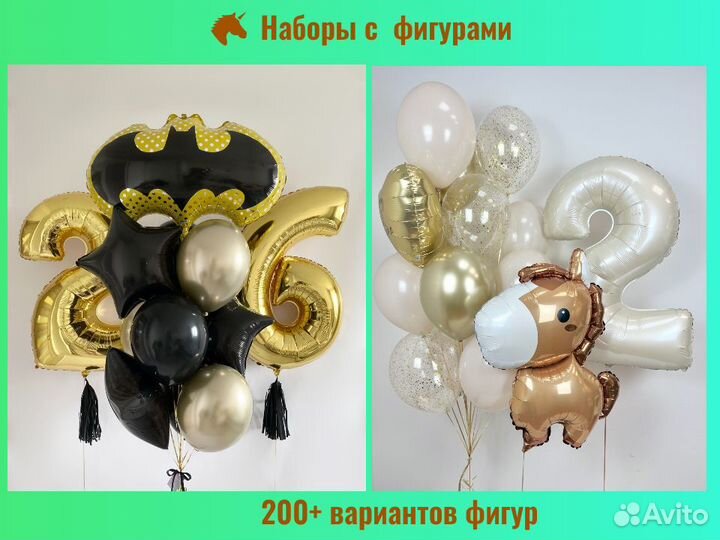 Воздушные шары цифры с гелием. Доставка.Самовывоз