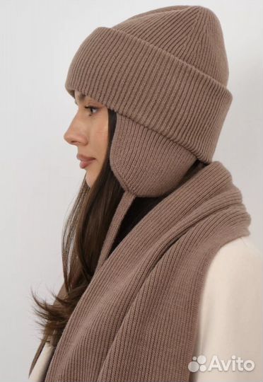 Набор шапка шарф женский