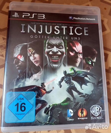 Injastice и др. игры для PS3