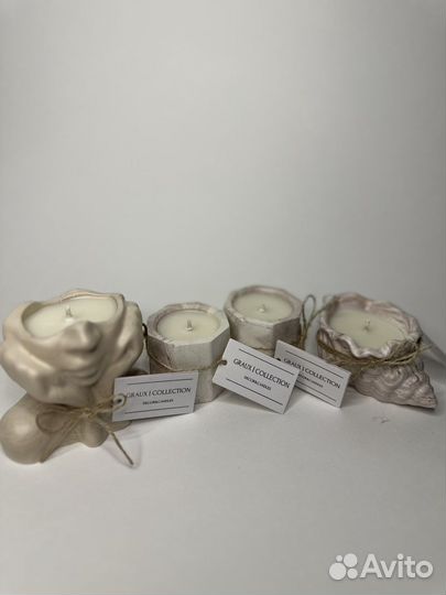 Свечи из кокосового воска