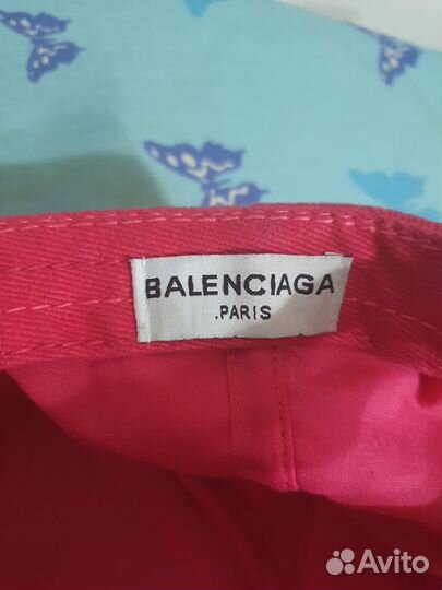 Кепка balenciaga розовая