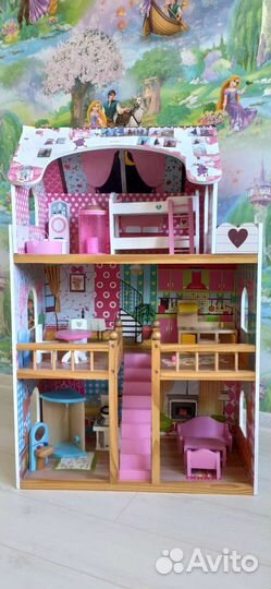 Дом для кукол Demi Star с аксессуарами 14 шт