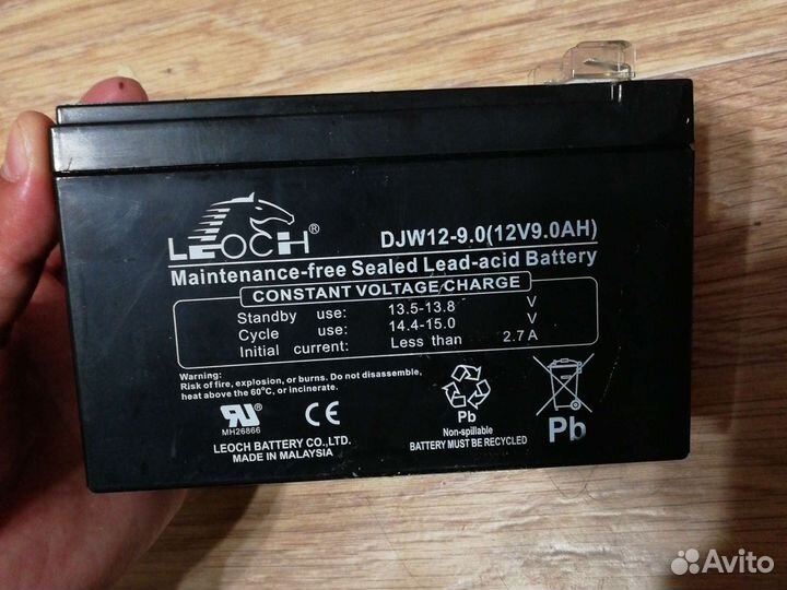 Аккумулятор 12v