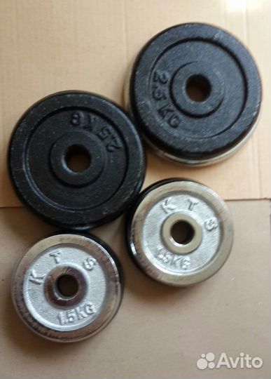 Гантели блины