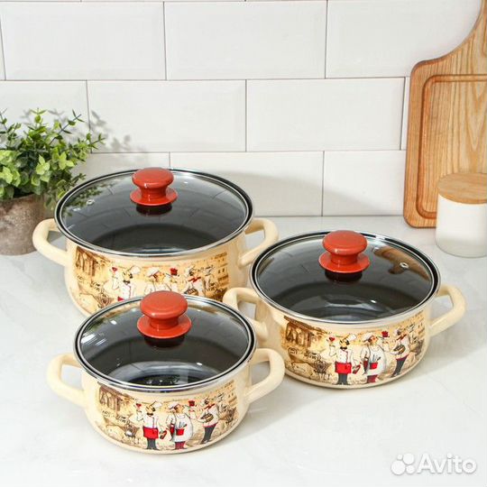 Набор кастрюль «Сомелье-Экстра»: 3 предмета: 1.5