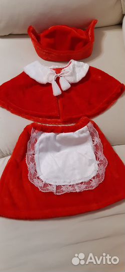 Маскарадный костюм красная шапочка
