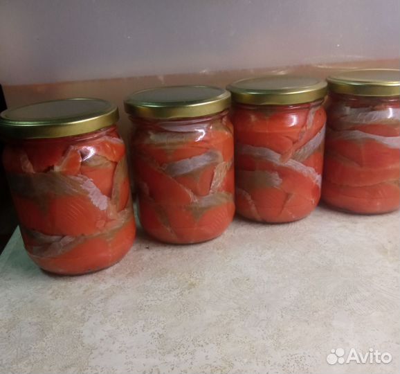 Рыба красная малосольная