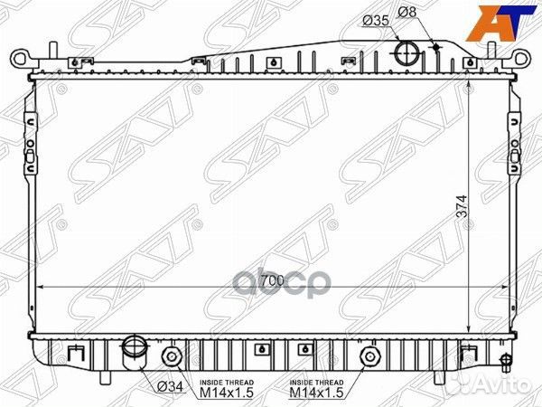 Радиатор Chevrolet Epica 06-13 / Evanda 04-06