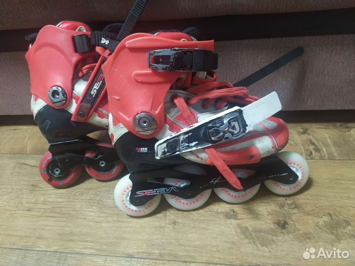 Роликовые коньки Seba high 36 + чехлы на колеса