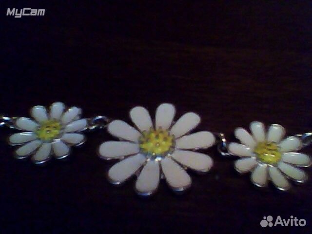Колье ромашки