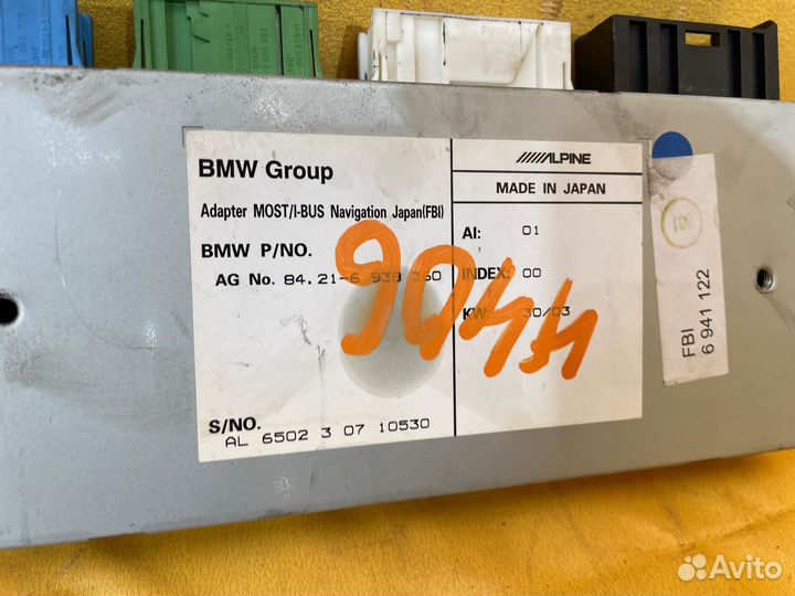 Блок навигации Bmw 745I E65 N62B44A 2004