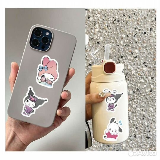 Наклейки стикеры куроми, хелло китти, kitty,аниме