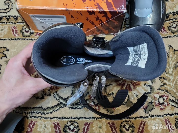 Коньки детские раздвижные 30-33