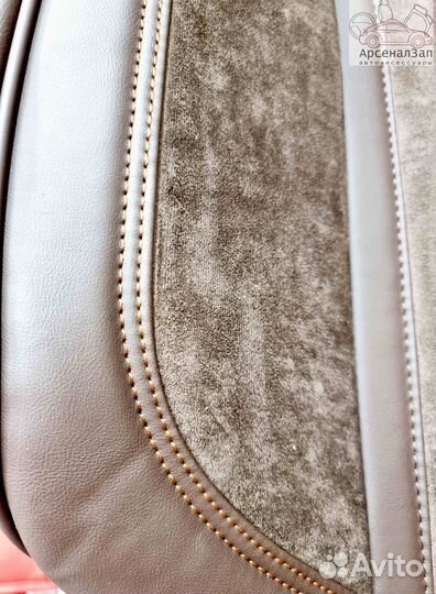 5D чехлы для автомобильных сидений коричневые