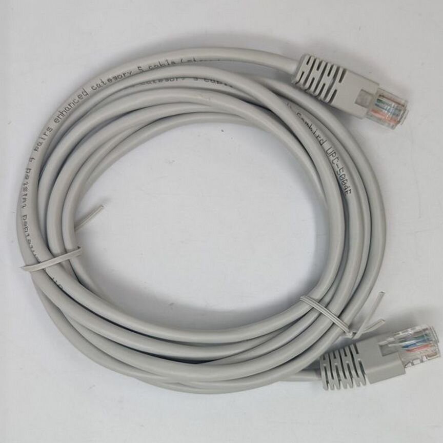 [PP12-3M] Патч-Корд Pp12-3m, Gembird, Cat5e Utp, 3 М, Серый