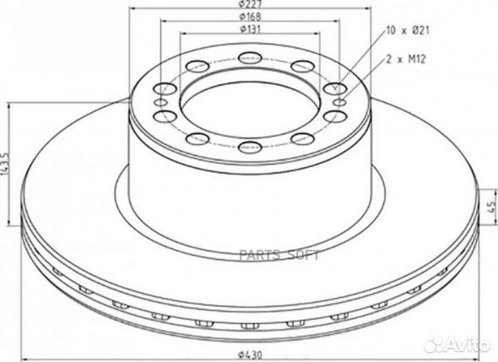 PE automotive 01667200A 016.672-00A диск тормозной