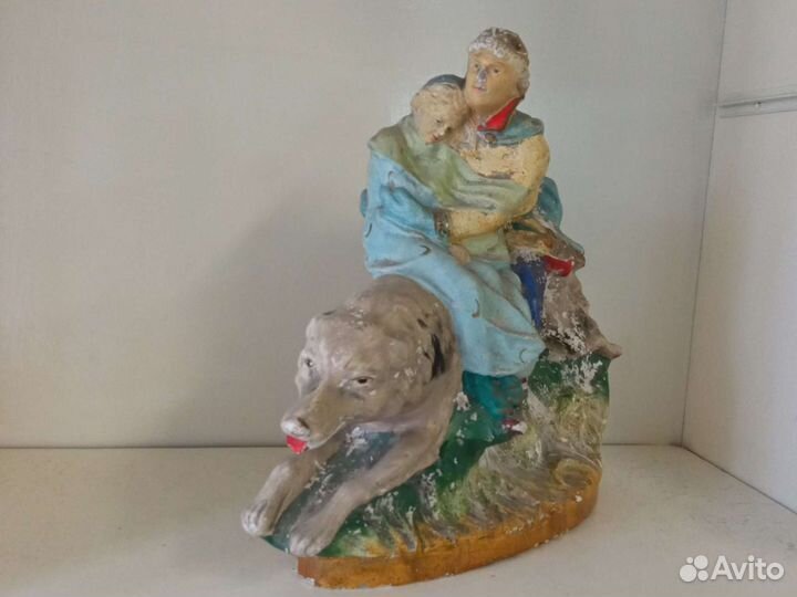 Статуэтка скульптура Иван царевич серый волк