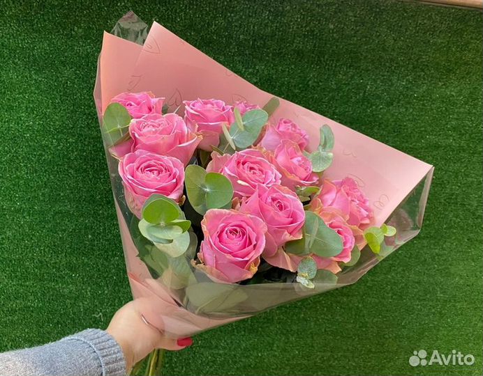 Букет из 11 роз сорт Кения