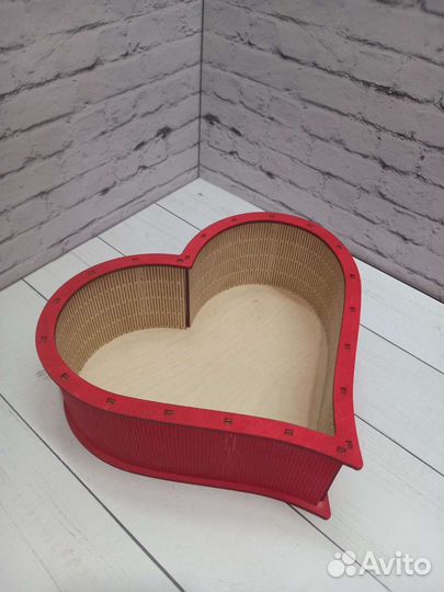 Подарочная коробочка в виде сердца