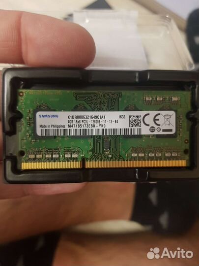 Оперативная память samsung ddr3 4 gb для ноутбука