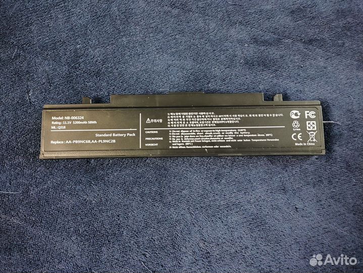 Аккумулятор для ноутбука samsung