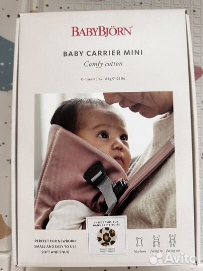 Рюкзак переноска кенгуру babybjorn mini