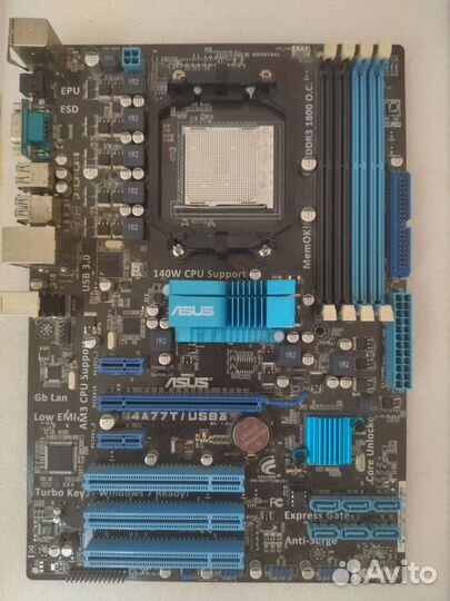 Материнская плата сокет am3 Asus M4A77T/USB3