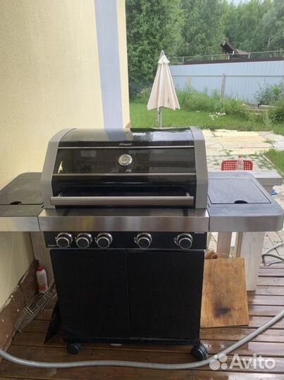 Гриль газовый, баллон, вертел
