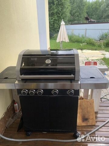 Гриль газовый, баллон, вертел