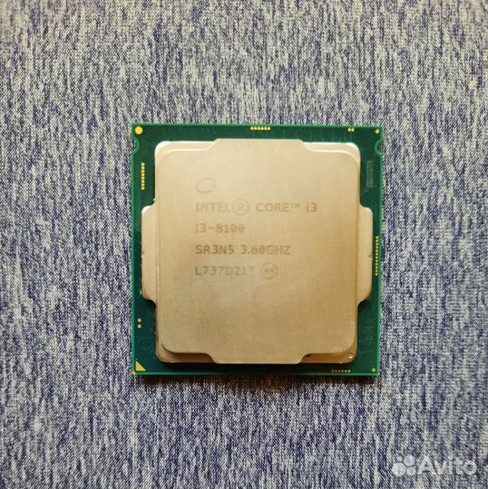 Intel core i3 8100