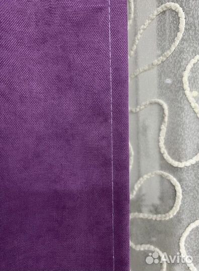 Канвас комплект штор ш 4 м, в. 2,7м