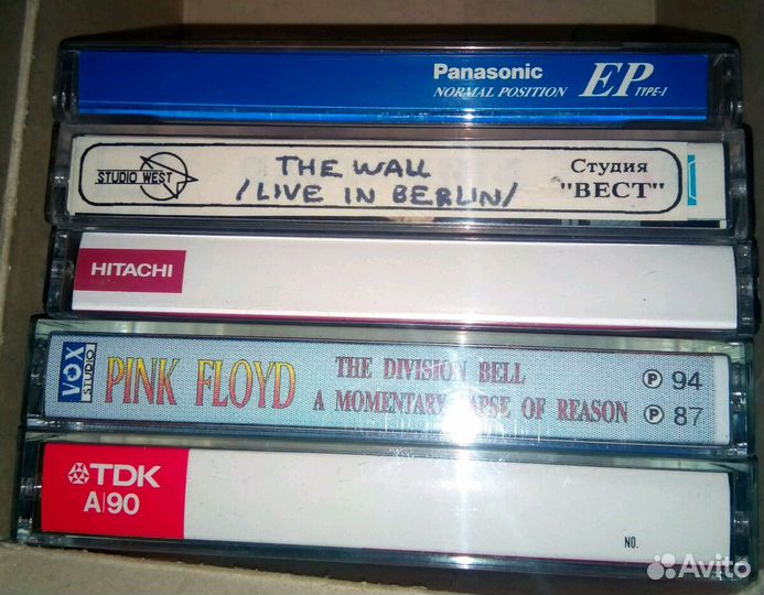 14 фирм.кассет Pink Floyd'69-2000 записи с фирм.LP