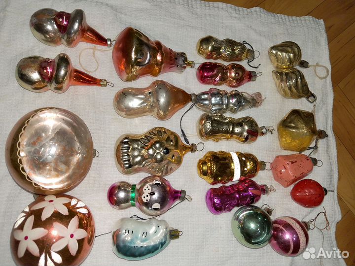 Елочные игрушки СССР одним лотом