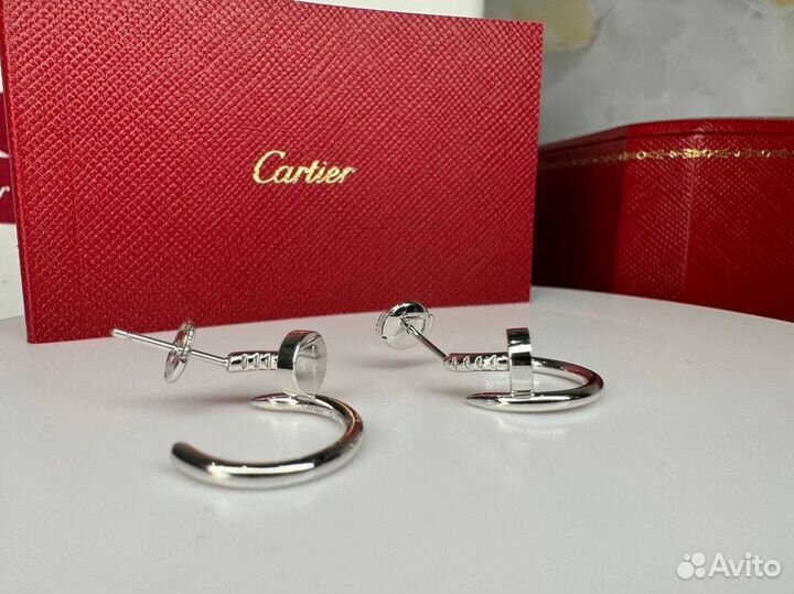 Серьги cartier